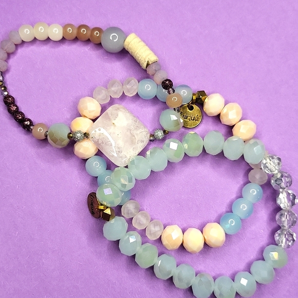 Facet Beaded Bracelets - Picture 3 of 5